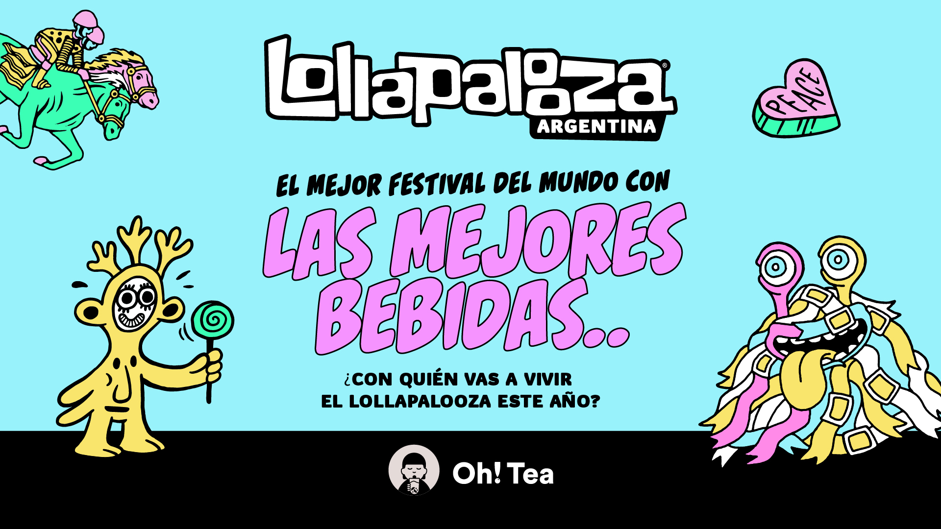 Cartelería digital Lollapalooza